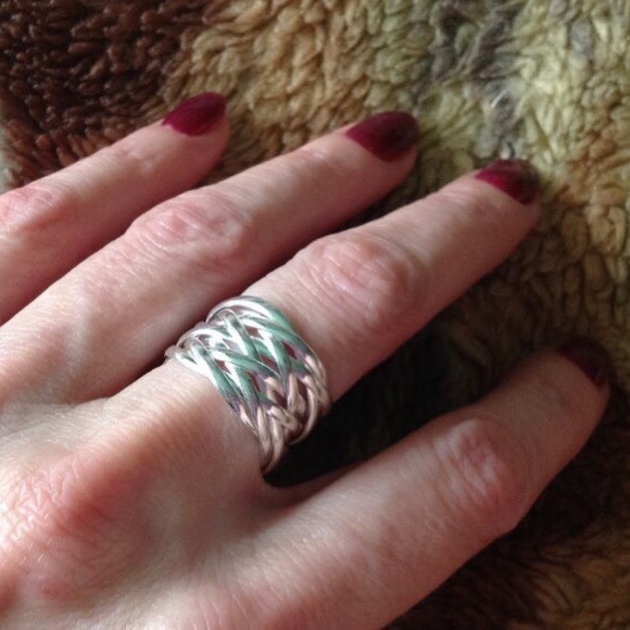 Jewelry - 925 SS Braided Ring